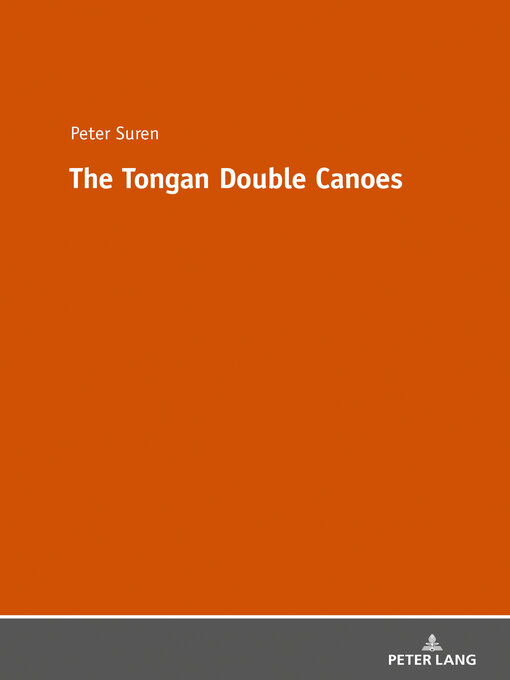 Cover image for The Tongan Double Canoes